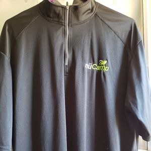 Short sleeve quarter zip